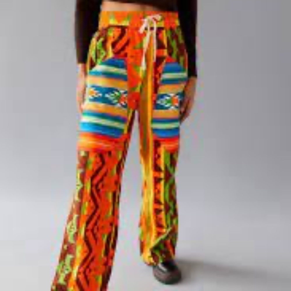 BDG Blocked Blanket Pant Multicolor Women's Size M